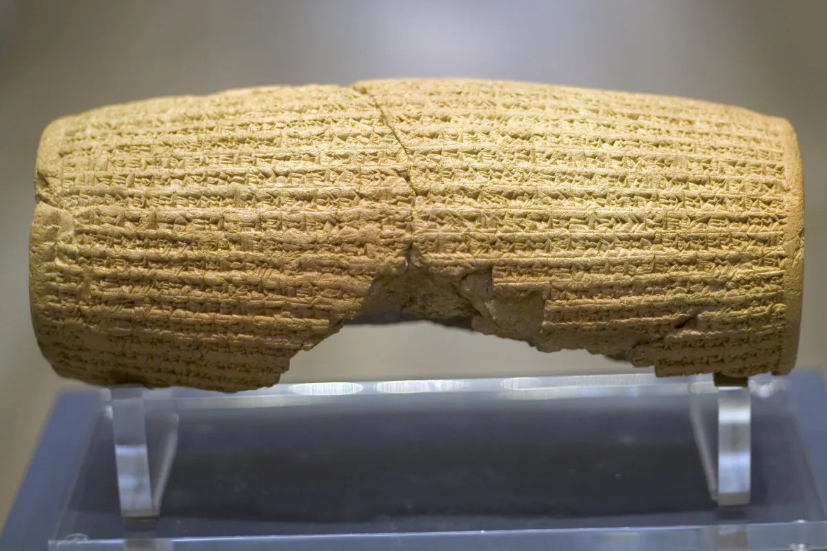 The Cyrus Cylinder. (Prioryman/Wikimedia Commons)