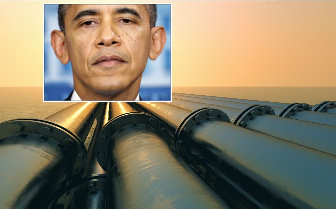 Pipelines (Tomasz Wyszołmirski/iStock/Thinkstock) President Barack Obama (Alex Wong/Getty Images)