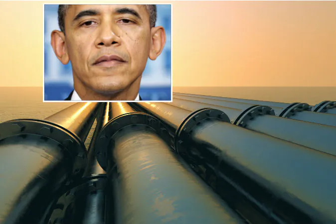 Pipelines (Tomasz Wyszołmirski/iStock/Thinkstock) President Barack Obama (Alex Wong/Getty Images)