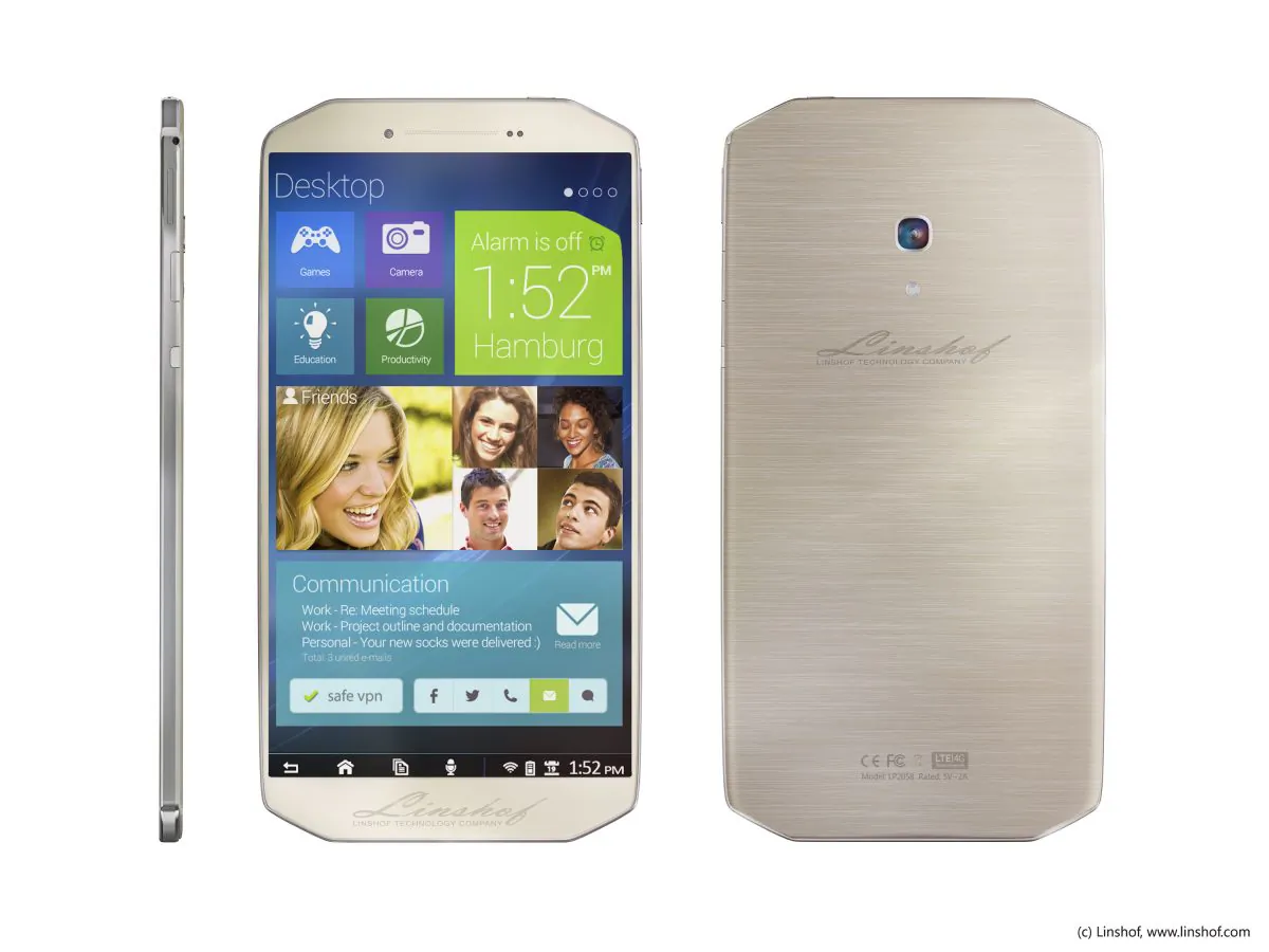 Linshof i8 smartphone with the custom UI is set to release in Q1 of 2015.