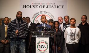 Eric Garner's Family and Rev. Al Sharpton Condemn Police Shootings 