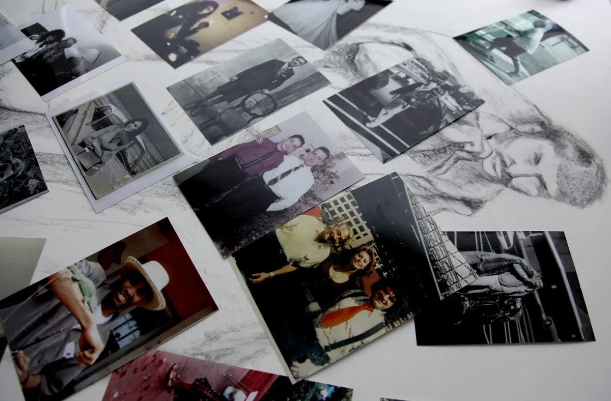Photos of those buried on Hart Island, along with pictures with family members of some of those buried there, displayed in Peekskill, N.Y., on August 2, 2010. A federal lawsuit demanded public access to the uninhabited island where the remains of about a million people who were poor or unknown are buried. (AP Photo/Craig Ruttle)