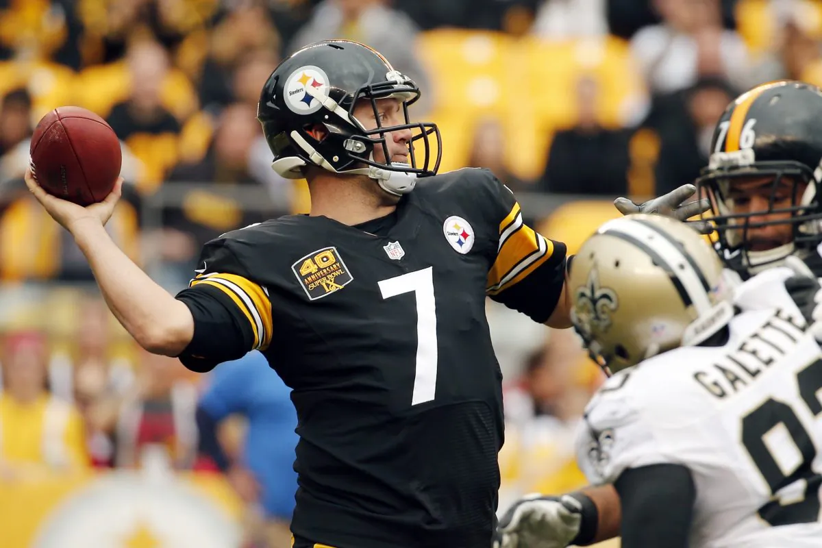 Pittsburgh Steelers quarterback Ben Roethlisberger #7 in a file photo. (AP Photo/Gene J. Puskar)