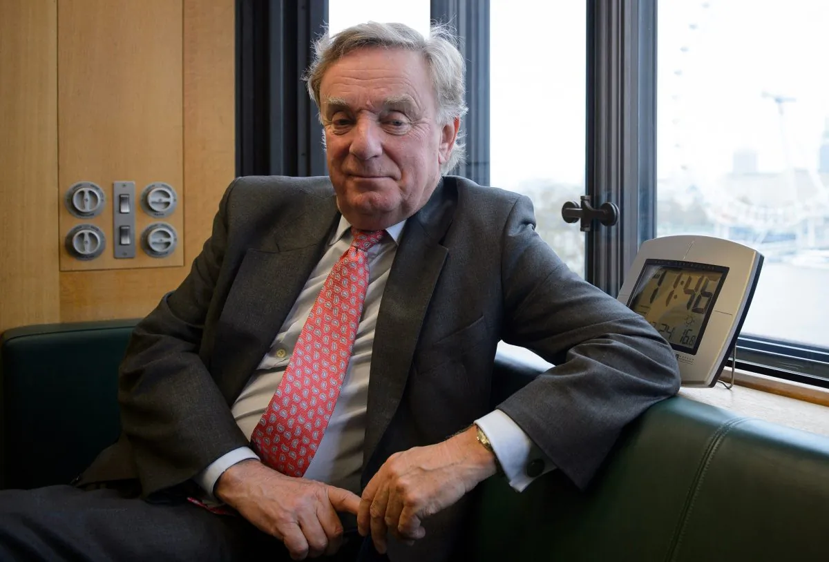 Richard Ottaway, chairman of the House of Commons Foreign Affairs Committee, poses for a picture during an interview at his office in Portcullis House, central London, on December 1, 2014. (Leon Neal/AFP/Getty Images)
