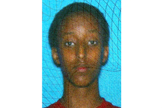 A Department of Motor Vehicles photo courtesy the family shows Abdisamad Sheikh-Hussein. The 15-year-old was struck and killed by a hit-and-run driver in front of the Somali Center of Kansas City, Mo., Thursday, Dec. 4, 2014. (AP Photo)