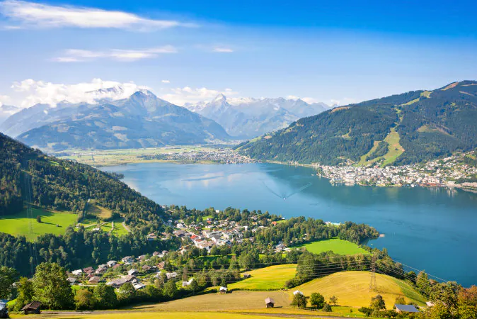 Zeller Lake in Salzburg region via Shutterstock*
