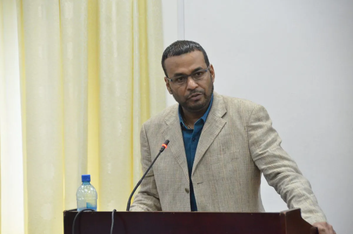 Robert Persaud; Guyana's Minister of Natural Resources and the Environment.