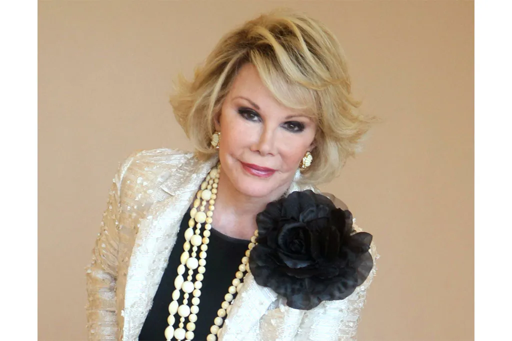 Joan Rivers in Cannes, southeastern France, on Oct. 5, 2009. According to Rivers’s 2014 will, the late comedian made her daughter Melissa Rivers her will’s executor with “the broadest and most absolute permissible direction.” (AP Photo/Lionel Cironneau)