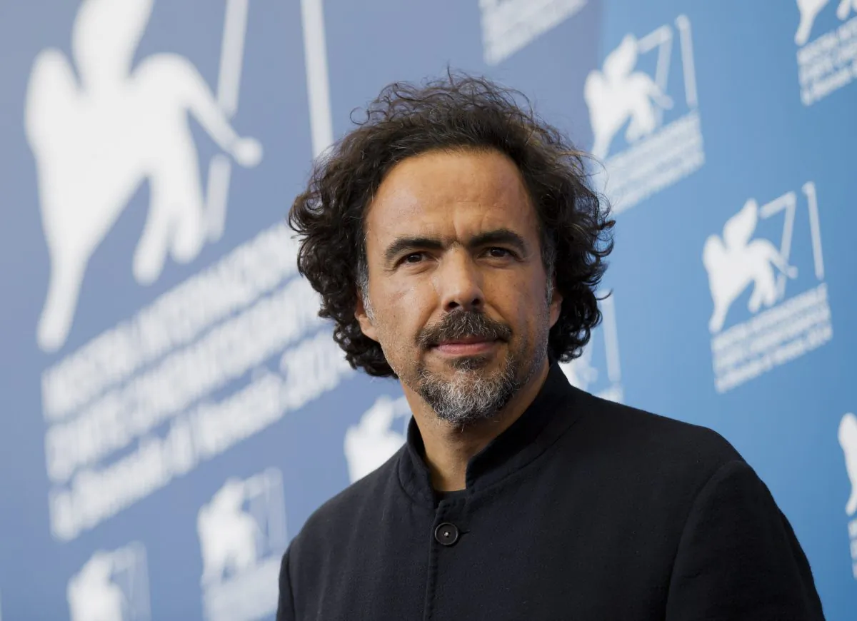 "Birdman" director Alejandro Inarritu poses during a photo at the 71st edition of the Venice Film Festival in Venice, Italy. (AP Photo/Andrew Medichini)