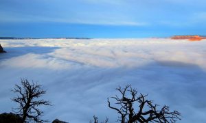 Watch Snow Blow off of the water in this Video - Crazy!