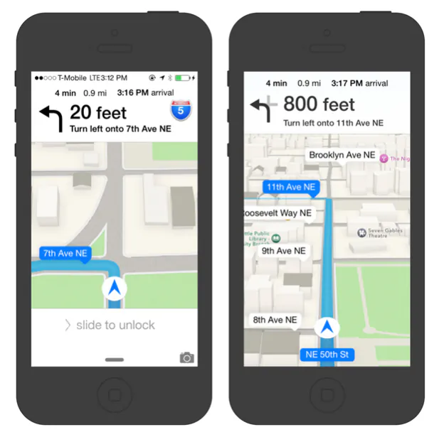 Google Maps vs Apple Maps. (UX Launchpad)