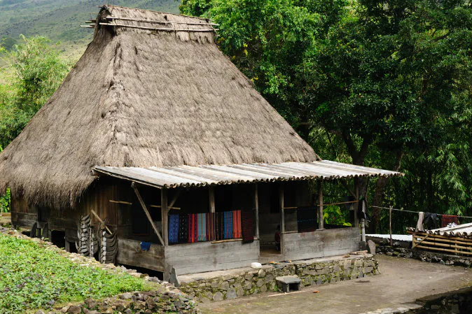 Bena minority village on the Flores island near Bajawa via Shutterstock*