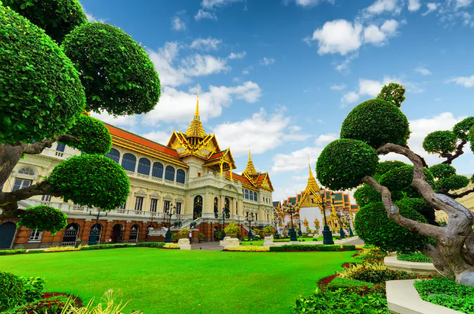 Royal grand palace in Bangkok via Shutterstock*