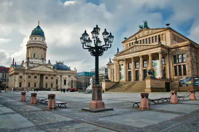 Gendarmenmarkt square in Berlin via Shutterstock*