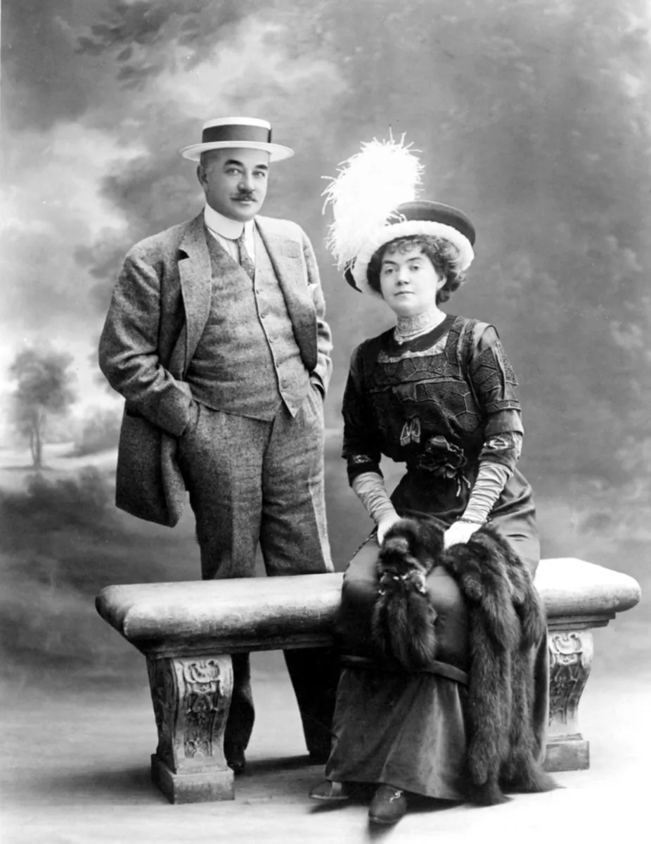 Milton and Caherine Hershey make a handsome couple. (Courtesy Hershey Foundation)