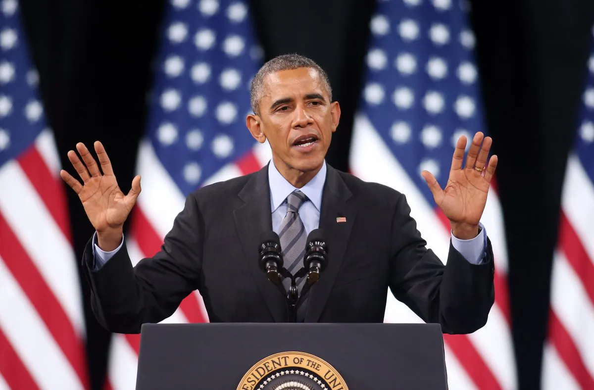 President Barack Obama delivers remarks on his executive action on immigration at Del Sol High School in Las Vegas on Nov. 21, 2014. Obama has the upper hand in the fierce struggle over immigration now taking shape, with a veto pen ready to kill any Republican move to reverse his executive order, Democrats united behind him and GOP congressional leaders desperate to squelch talk of a government shutdown or even impeachment. With the public favoring changes in the current immigration system, the Republicans’ best short-term response appears to be purely rhetorical: that the president is granting amnesty to millions, and exceeding his constitutional authority in the process. Beyond that, their hopes of reversing his policies appear to be either a years-long lawsuit or the 2016 presidential election. (AP Photo/Isaac Brekken)