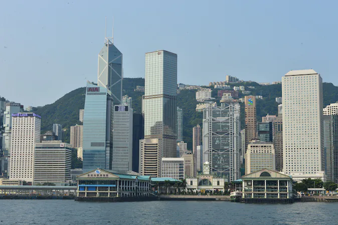 View of Central Hong Kong from Kowloon Aug 1, 2014. (Epoch Times)