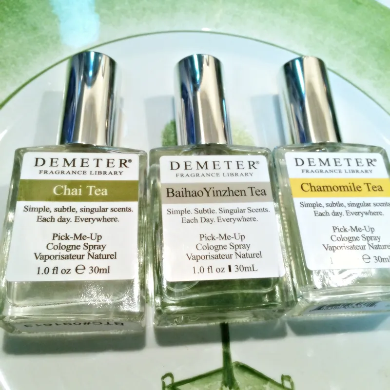 A few of Demeter's tea scents