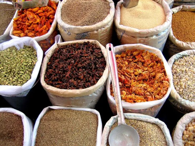 Spices and other aromatics have been a driving force in human history. (Wikimedia Commons)