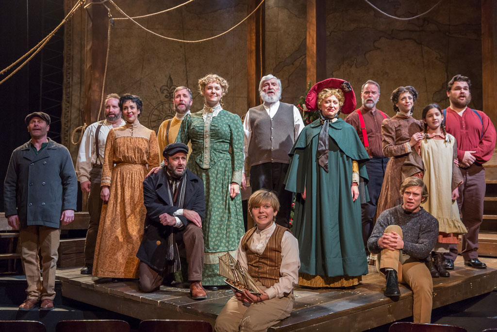 The entire cast of “The Christmas Schooner: A Musical.” (Brett Beiner)