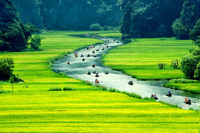 NinhBinh, vietnam landscapes via Shutterstock*
