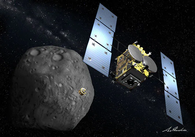 In space, no one can appreciate your artistic spacecraft rendering. (JAXA)