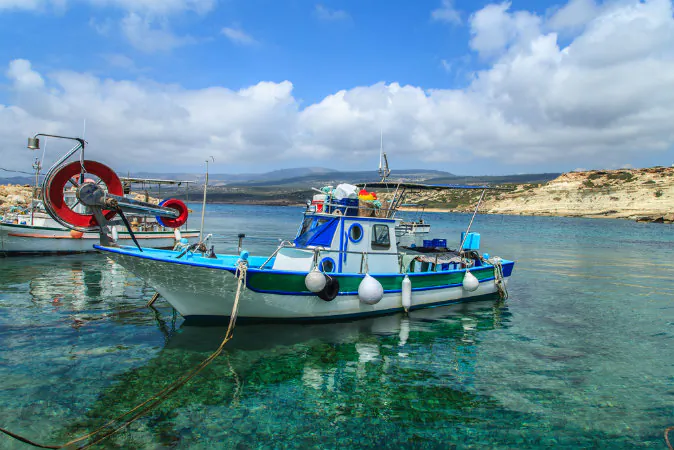 Port in Pafos, Cyprus via Shutterstock*