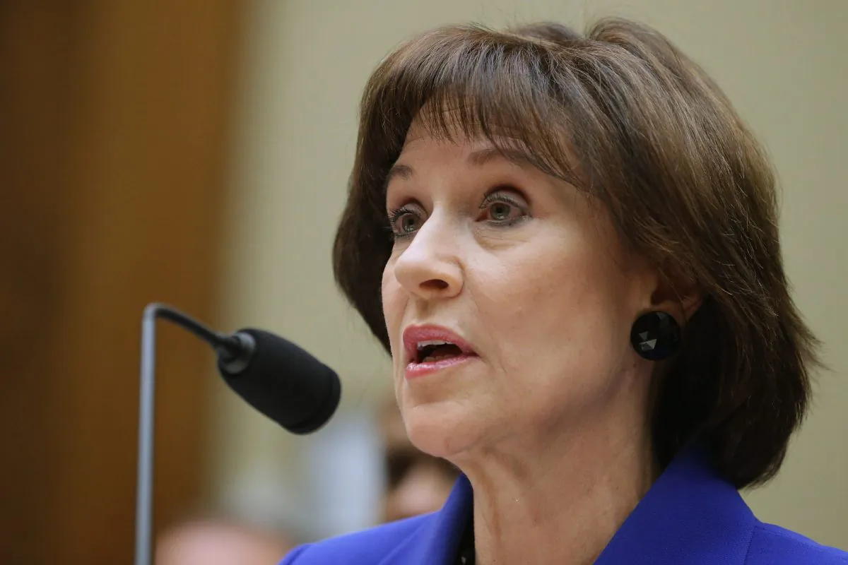 Former Director of the Exempt Organizations Division of the IRS Lois Lerner at a House Oversight Committee hearing about the agency's treatment of conservative groups, in Washington, D.C., on March 5. (Getty Images/Chip Somodevilla)