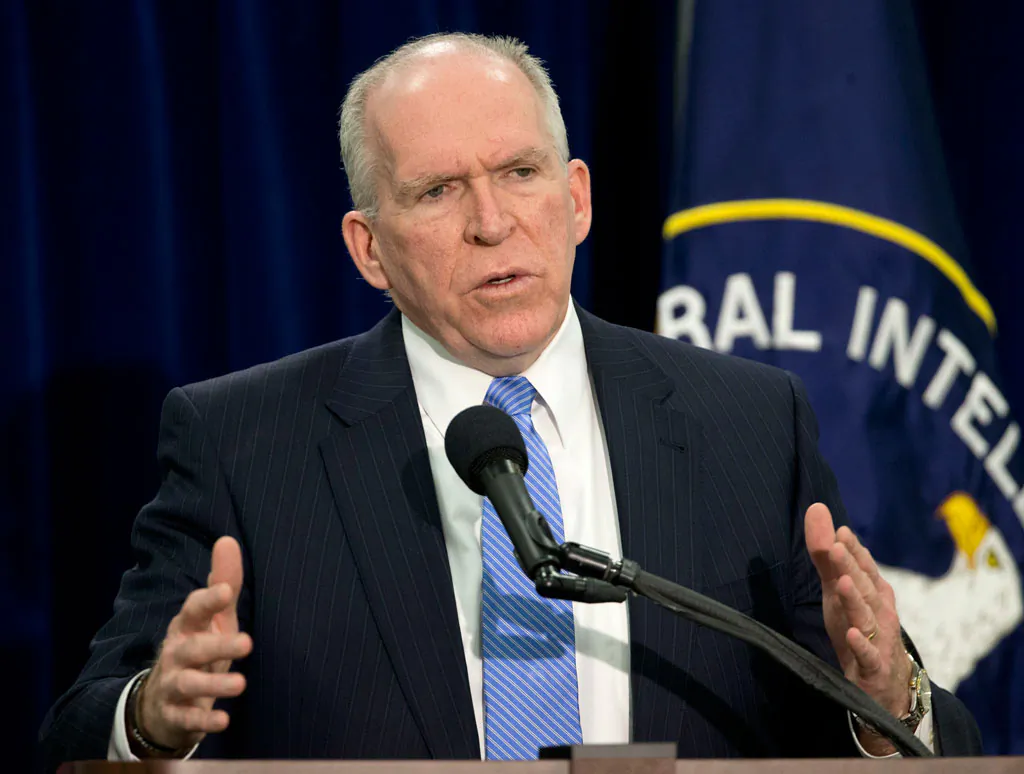 CIA Director John Brennan speaks during a news conference at CIA headquarters in Langley, Va., on Dec. 11, 2014. From the early stages of the CIA’s program of harsh interrogations of terror detainees, the agency’s health professionals were intimately involved, according to this week’s Senate report. Senior CIA medical officials helped the agency and the White House under President George W. Bush arrange the use of harsh tactics. Front-line medics and psychologists monitored and sometimes aided in the abusive treatment while complaining about the ethical dilemmas gnawing at them. (AP Photo/Pablo Martinez Monsivais)