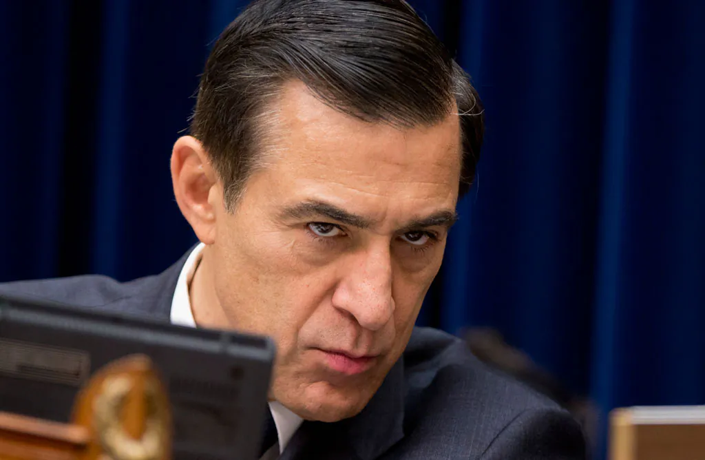 House Oversight and Government Reform Committee Chairman Rep. Darrell Issa (R-Calif.) listens to testimony on Capitol Hill in Washington on June 24, 2014. (AP Photo/Manuel Balce Ceneta)