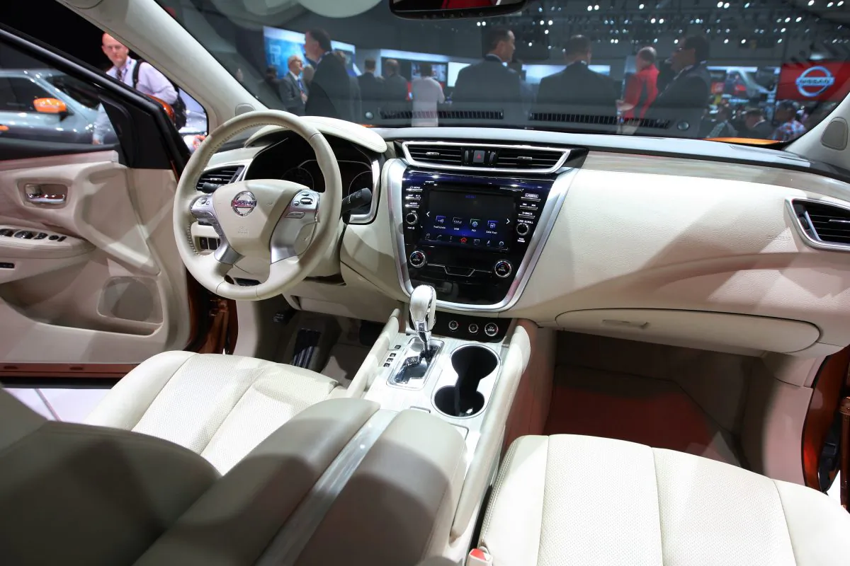 The interior of the newly-introduced 2015 Nissan Murano is seen at the 2014 Los Angeles Auto Show on Nov. 20, 2014 in Los Angeles, Calif. (David McNew/Getty Images)