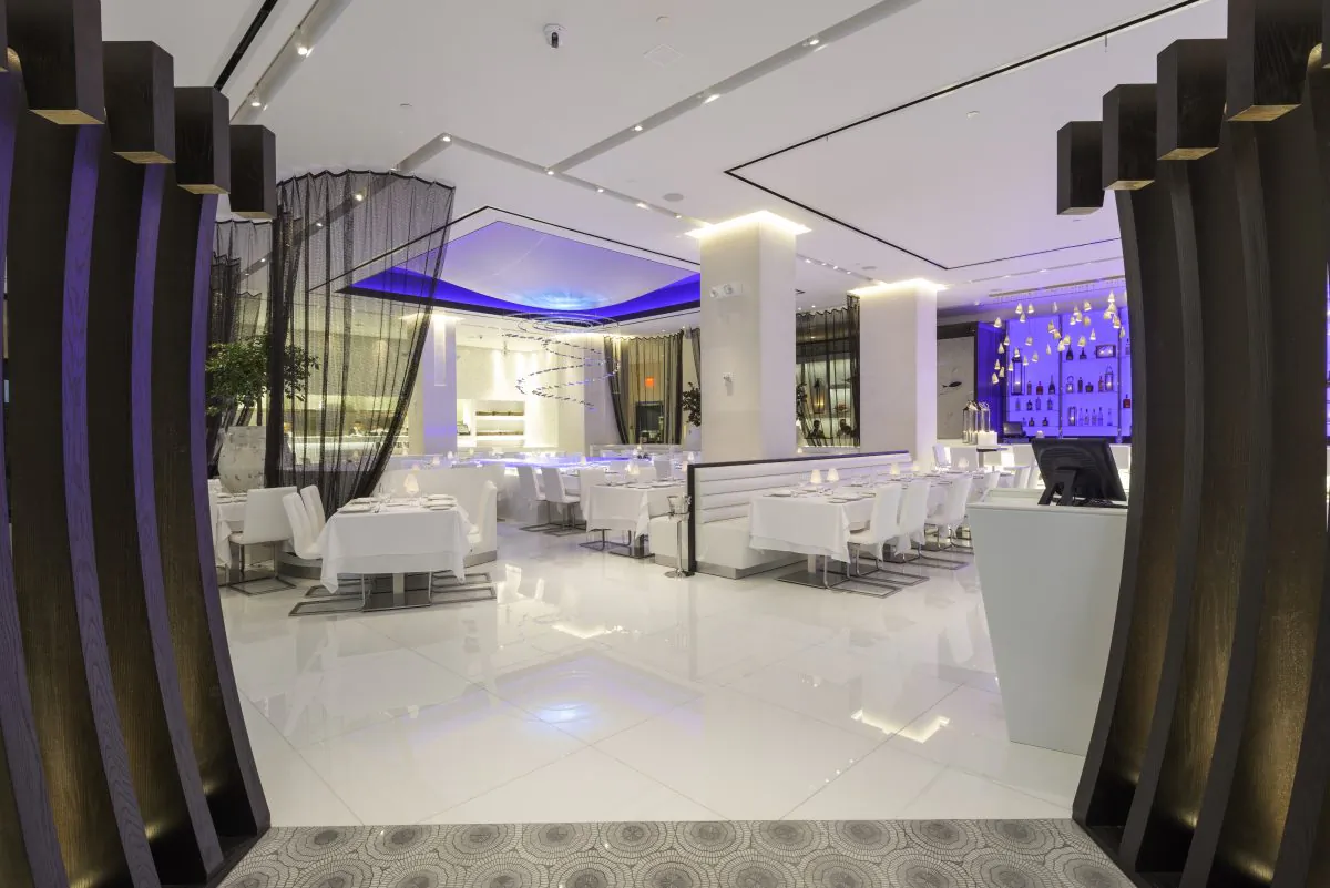 Limani's dramatic setting. (Benjamin Johnson/Shawmut Design and Construction)
