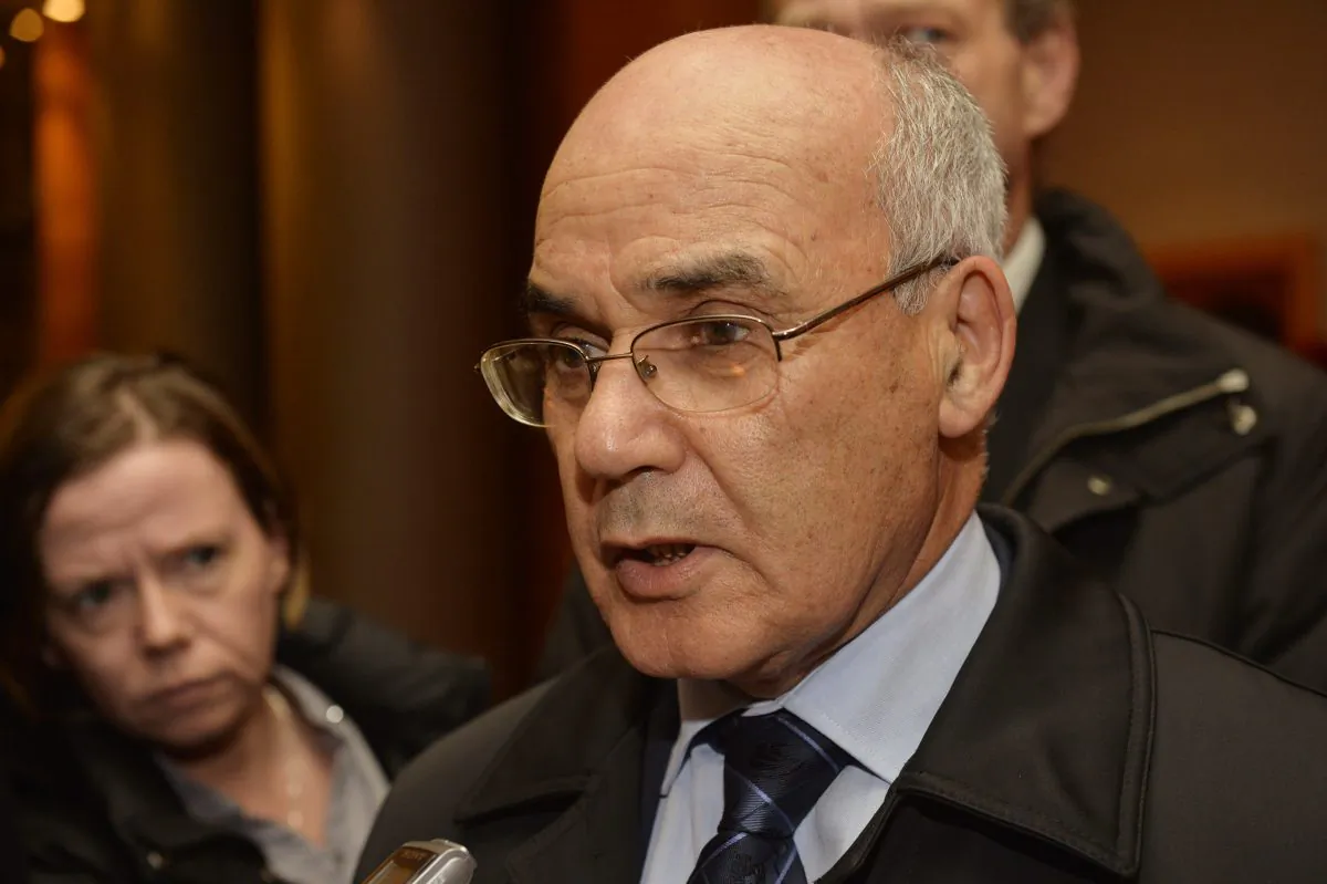 Algeria's Minister of Energy and Mines Youcef Yousfi arrives at the hotel on Nov. 26, 2014, prior to the start of the 166th OPEC Meeting in Vienna, Austria. (Samuel Kubani/AFP/Getty Images)