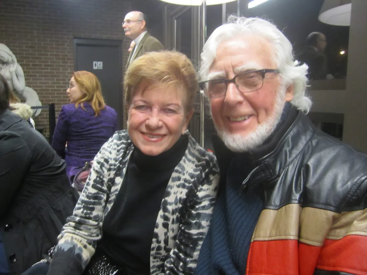 Margaret and John Snowdon took in Shen Yun Performing Arts at Centre In The Square in Kitchener on Dec. 29, 2014. (Lisa Ou/Epoch Times) 