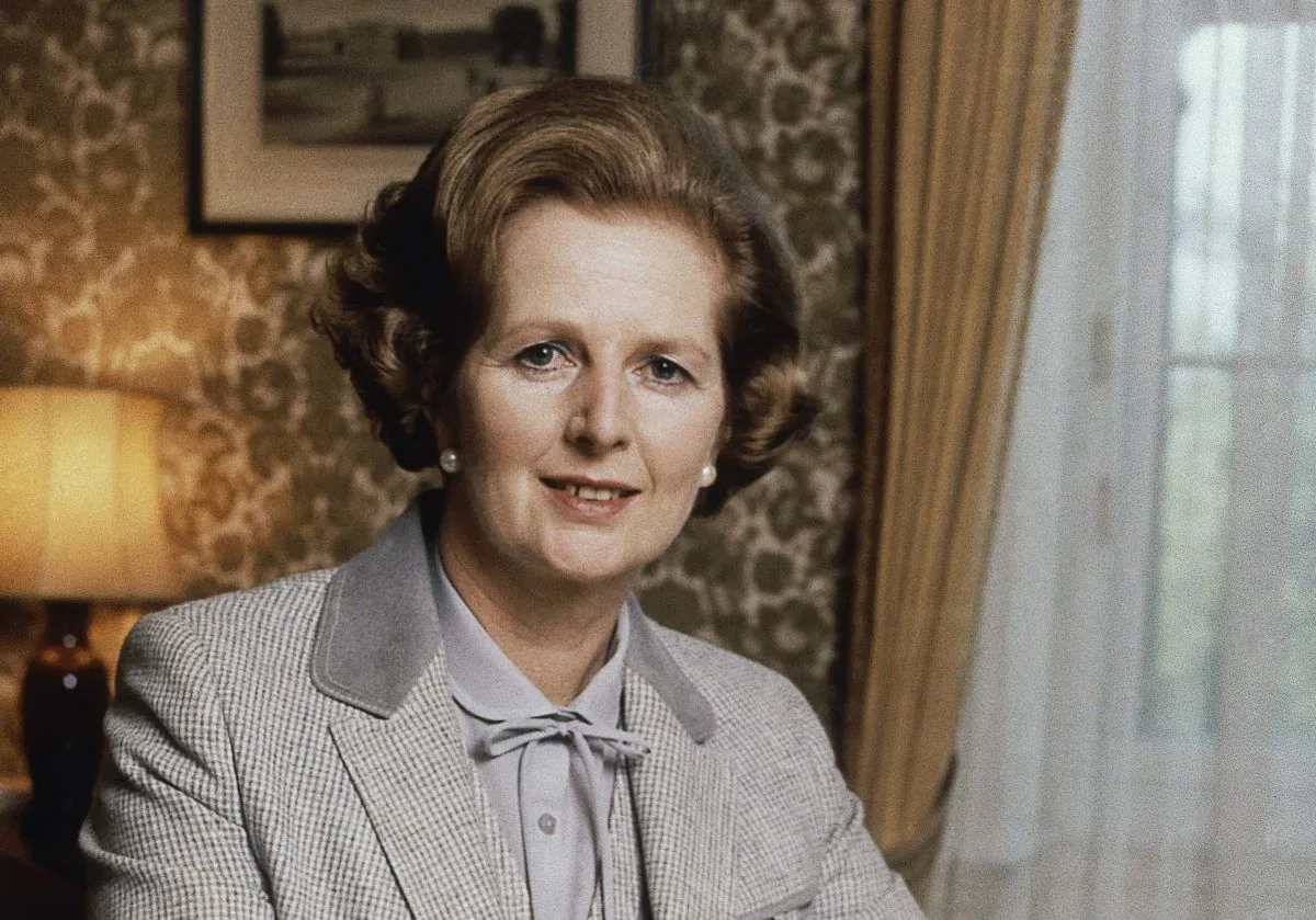 British Prime Minister Margaret Thatcher poses for a photograph in London, 1980. Newly released official papers show that former Prime Minister Margaret Thatcher’s government considered rebuilding Britain’s chemical weapons arsenal in the face of a Soviet threat in the early 1980s. (AP Photo/Gerald Penny)