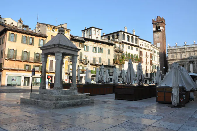 Verona, Piazza Erbe via Shutterstock*