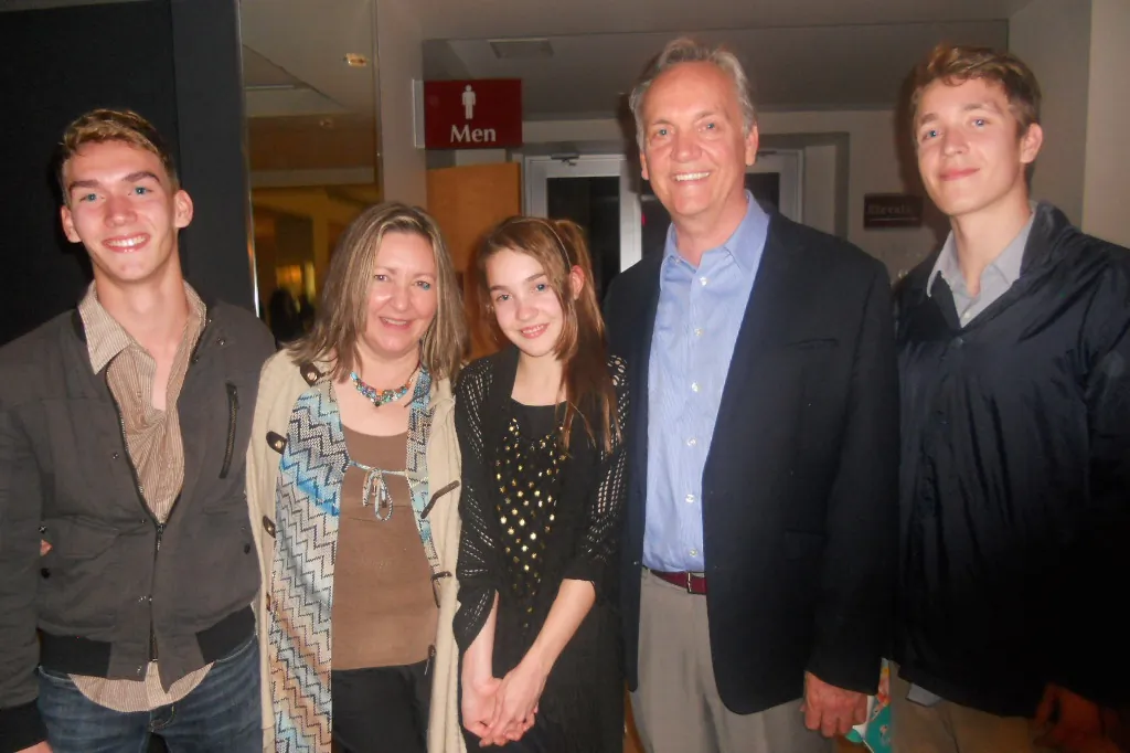 Mr. and Mrs. Jack Joy and family attended Shen Yun’s debut performance in Gainesville on Dec. 30. “It exceeded everything I could have hoped for,” Mrs. Joy said. (Edie Bassen/Epoch Times) 