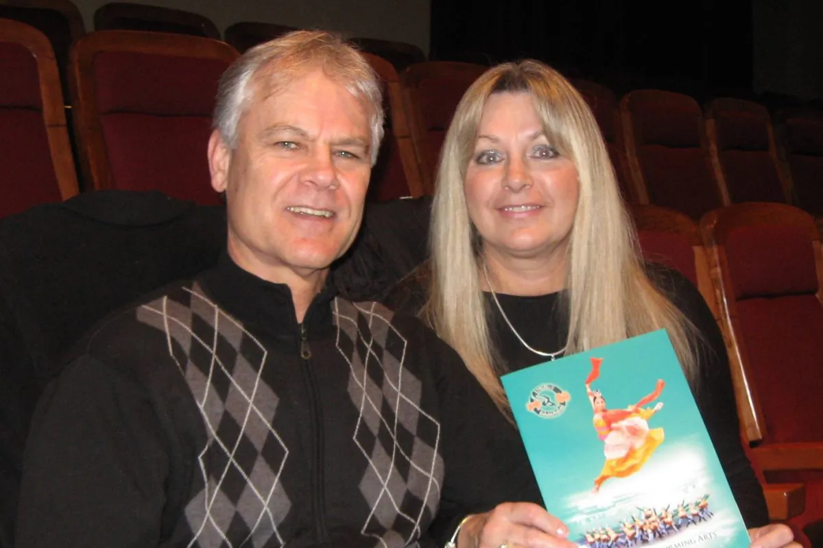 Will and Christine Lenssen enjoyed the universal values inherent in Chinese traditional culture that were depicted in the Shen Yun Performing Arts performance they attended at Centre In The Square on Dec. 31, 2014. (Quincy Yu/Epoch Times)