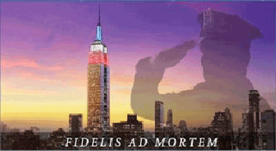 "Fidelis ad Mortem," the motto of the NYPD translated as "Faithful Unto Death." (Courtesy NYPD)