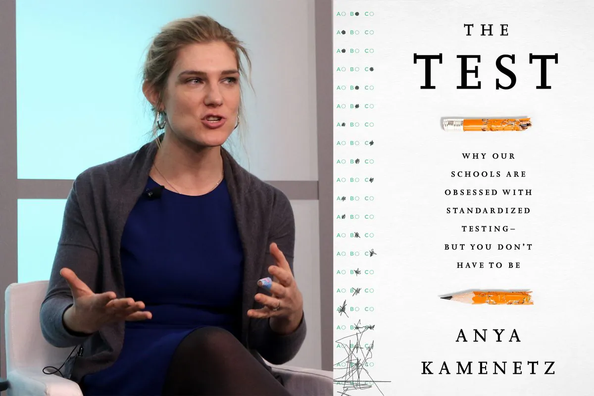 Anya Kamenetz, author of “The Test: Why Our Schools are Obsessed with Standardized Testing—But You Don't Have to Be," and NPR’s lead digital education reporter, spoke on Jan. 8, at the New America Foundation. (Gary Feuerberg/Epoch Times)