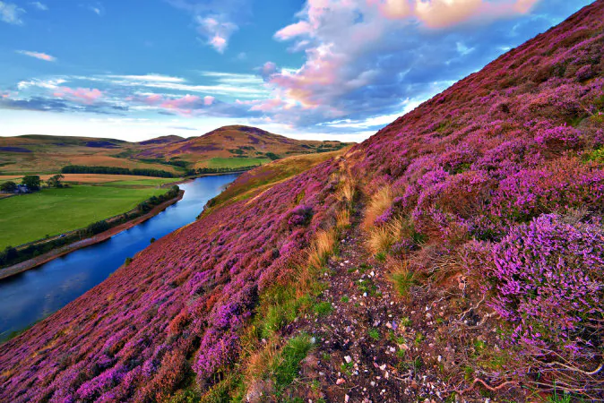 Pentland hills, Edinburgh, Scotland via Shutterstock*