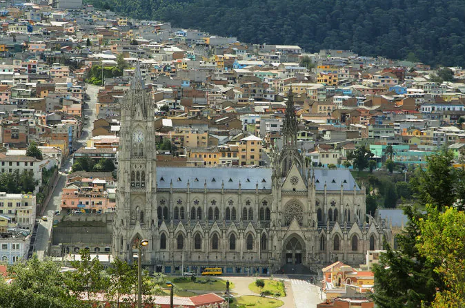 Quito from Itchimbia, Ecuador via Shutterstock*