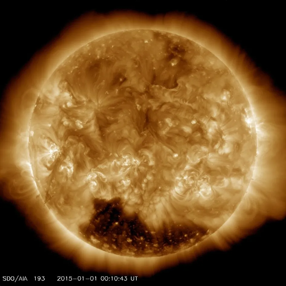 The sun. (NASA/SDO)