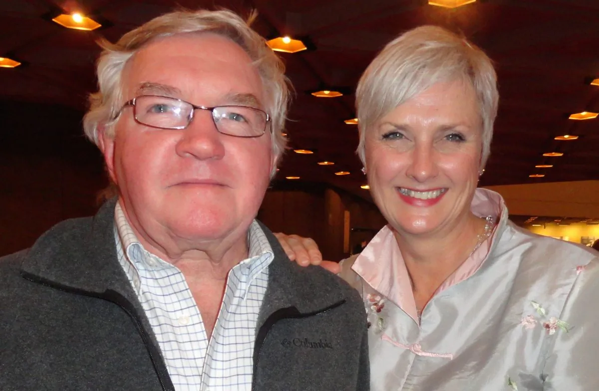 Ron Ayling and his wife, Katrina, attended Shen Yun’s first of four shows at the National Arts Centre in Ottawa, Canada, on Jan. 2, 2014. (Madalina Hubert/Epoch Times)