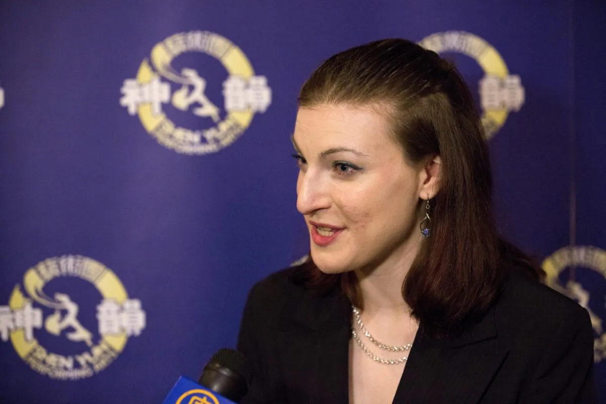 Former dancer Susan Nault was impressed with the dancing in the Shen Yun Performing Arts show she attended at the National Arts Centre on Jan. 2. 2015. (Evan Ning/Epoch Times)