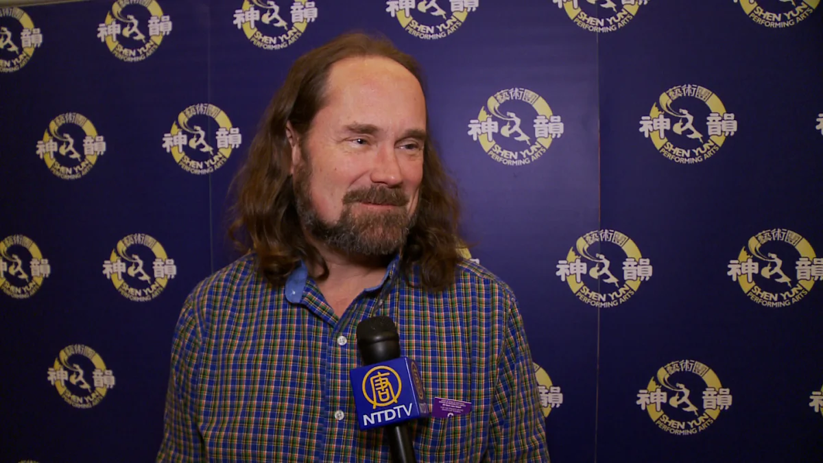 Daniel Berg enjoyed Shen Yun Performing Arts at the National Arts Centre in Ottawa on Jan. 3, 2015. (NTD Television)