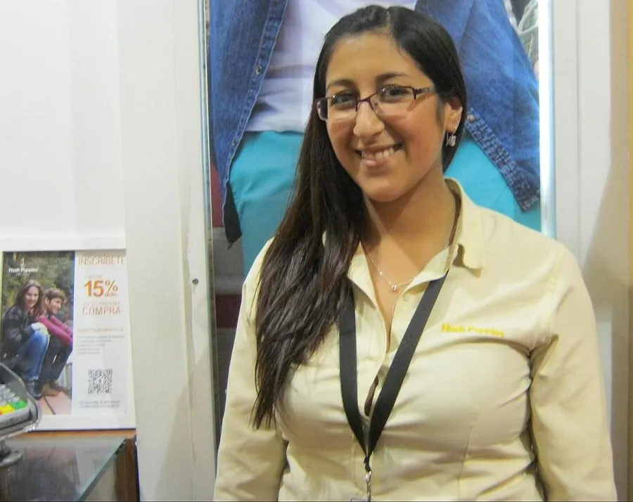 Puerto Montt, Chile: Carolina Ruiz, 24, Saleswoman: What I want the most for this New Year is to be with my loved ones and together with my family.