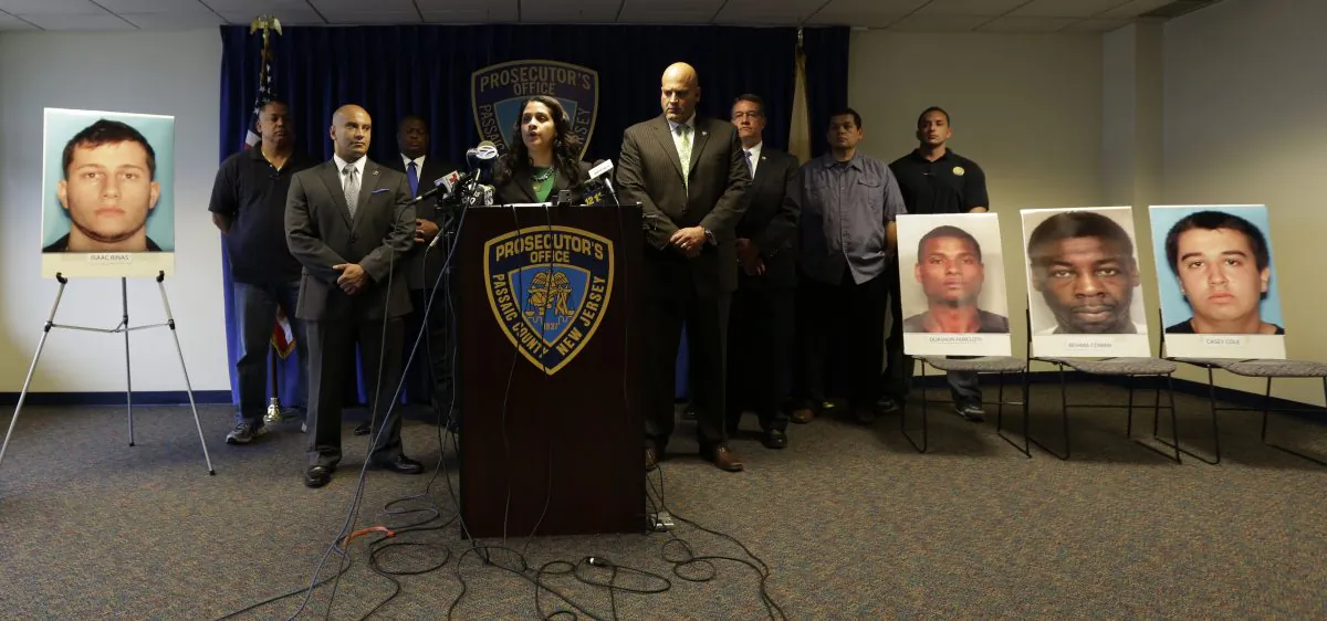 Passaic County Prosecutor Camelia Valdes during a news conference in Paterson, N.J., on July 2, 2013. Valdes is thankful that the powerful opioid fentanyl has not reached epidemic proportions in Passaic County. (AP Photo/Julio Cortez)