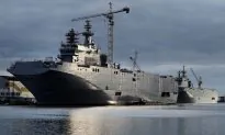 French Warships in Doldrums