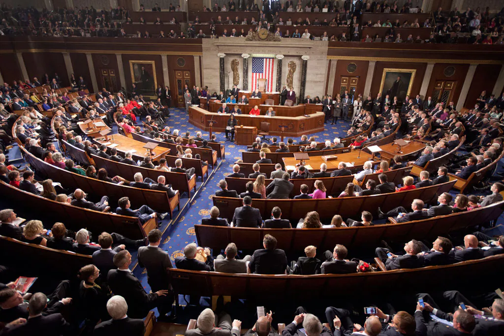 Votes are taken for House Speaker during the opening session of the 114th Congress, on Capitol Hill in Washington, Tuesday, Jan. 6, 2015, as Republicans assume full control for the first time in eight years. House Speaker John Boehner of Ohio, is expected to win a third despite a tea party-backed effort to unseat him, and Sen. Mitch McConnell (R-Ky.), ascends to majority leader of the Senate after Democrats lost control the wake of November's midterm elections. (AP Photo/Pablo Martinez Monsivais )
